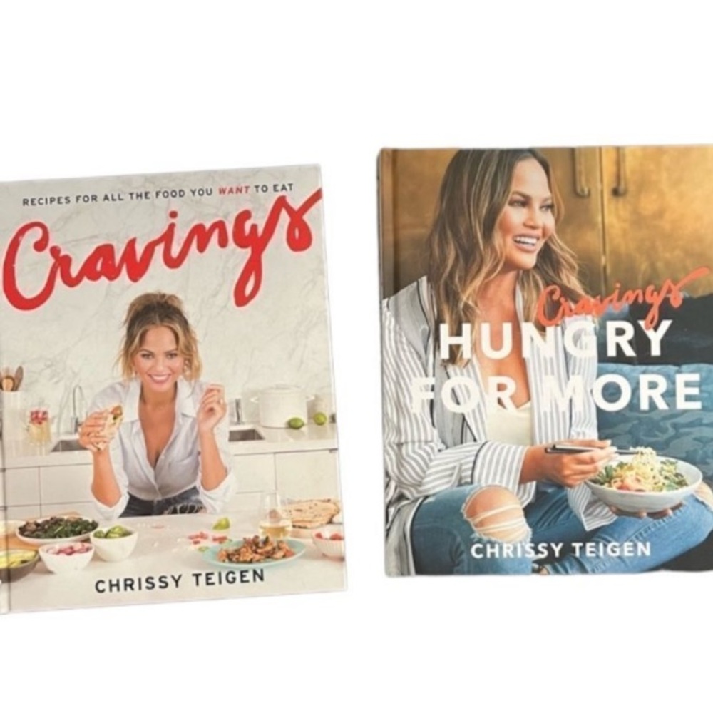 Chrissy Tiegen Cravings and Hungry for More Cookbooks